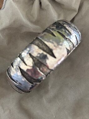 Sapphire Palu Macan Kick Cuff Bracelet by John Hardy